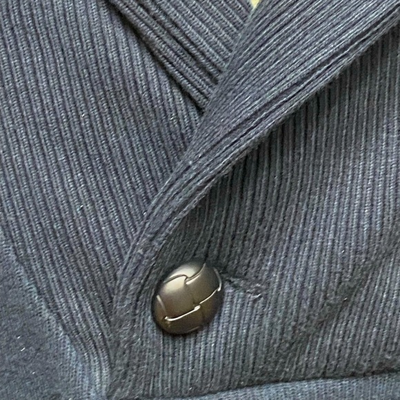 NWOT Tasso Elba Men’s Shawl Collar Sweater Blue - Picture 7 of 8